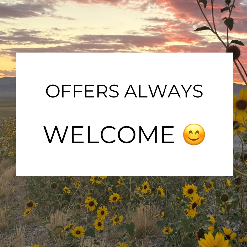 Offers are always welcome!